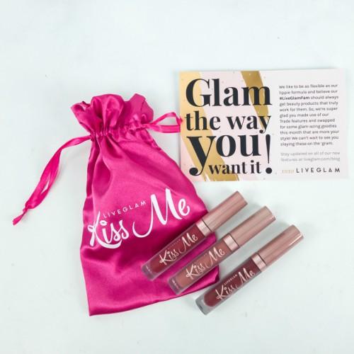 LiveGlam KissMe Liquid Lipstick Club Makeup Subscription Box